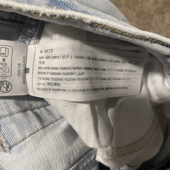 Abercrombie & Fitch Jeans Womens Sz 31/12  Slim Straight Ultra High Rise Light - Picture 4 of 8